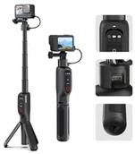 Akcesoria do kamer sportowych - Statyw Selfie Stick + Pilot Bluetooth Do Gopro Hero 13 12 11 10 9 Black Max / S1-css-01-tgp - miniaturka - grafika 1