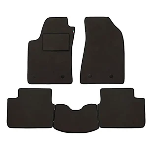 Zestaw Maty wykonane dla OPEL COMBO 2-osobowy rok od 2003 do 2011 w wysokiej jakości dywan z biciem w SZARY Kolor - Dywaniki samochodowe - miniaturka - grafika 1