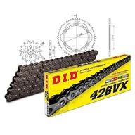 Części motocyklowe - Zestaw łańcuchów DID stal 428VX / 130 bez końca do Kawasaki KDX 125 ccm rok prod. 1988-1990 - miniaturka - grafika 1