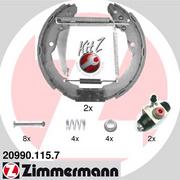 Szczęki hamulcowe - Szczęki hamulcowe ZIMMERMANN 20990.115.7 GSK1406 - miniaturka - grafika 1