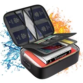 Torby męskie - WODOODPORNA OGNIOODPORNA TORBA OCHRONNA PODRÓŻNA NA DOKUMENTY PIENIĄDZE - miniaturka - grafika 1