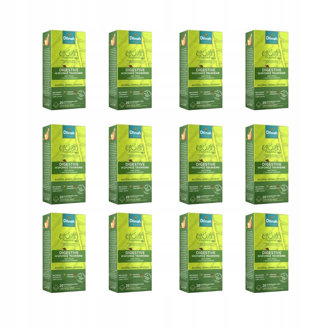 Rooibos Dilmah Digestive/WSPOMÓŻ Trawienie 12 szt