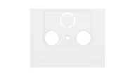Gniazdka elektryczne - Berker K1 biały płytka do gniazda RTV-SAT B_12017019 - miniaturka - grafika 1