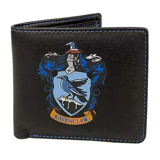 Portfele - Groovy Uk Harry Potter Ravenclaw męski portfel, długość 13,5 cm x szerokość 11 cm x wysokość 3 cm, czarny/żółty - grafika 1