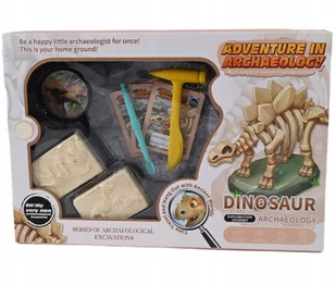 WYKOPALISKA KOPALNIA DINOZAURÓW MAŁY ARCHEOLOG KOŚCI SZKIELET DINOZAURA - Mały naukowiec - miniaturka - grafika 1