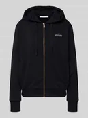 Bluzy damskie - Bluza rozpinana z wyhaftowanym logo model ‘SOFIA’ - miniaturka - grafika 1