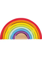 Zawieszki dla dzieci i niemowląt - small foot Klocki "Rainbow" - 12 m+ - miniaturka - grafika 1