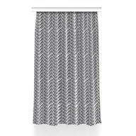 Zasłony - Gotowa zasłona z nadrukiem Wzór w jodełkę 150x240, Fabricsy - miniaturka - grafika 1