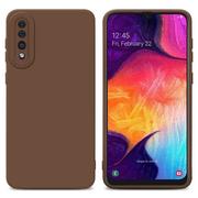 Etui i futerały do telefonów - Pokrowiec Etui Do Samsung Galaxy A50 4G / A50s / A30s w FLUID BRĄZOWY TPU Silikonowe Obudowa Ochronny Case Cover Cadorabo - miniaturka - grafika 1