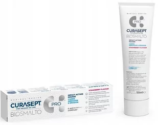Curasept Biosmalto, Mus Do Zębów Truskawka, 50ml - Pasty do zębów - miniaturka - grafika 1