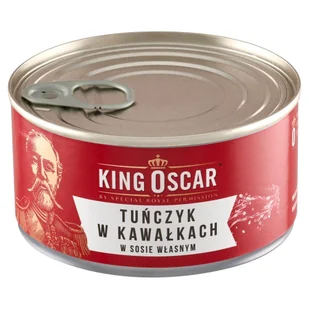 King Oscar - Tuńczyk w kawałkach w sosie własnym - Konserwy i dania rybne - miniaturka - grafika 1