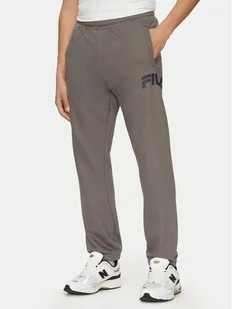 Fila Spodnie dresowe Lagesse FAM0869 Szary Regular Fit - Spodnie sportowe męskie - miniaturka - grafika 1