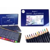 Przybory szkolne - Leantoys Kredki akwarelowe 72 kolory - miniaturka - grafika 1