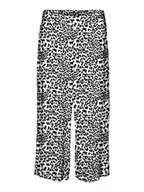 Spodnie damskie - VERO MODA Vmeasy Hw Culotte Pants WVN Ga spodnie damskie, Snow White/Aop:liv, XS - miniaturka - grafika 1