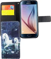 Etui i futerały do telefonów - Etui na telefon komórkowy Etui na telefon komórkowy Samsung Galaxy S6 Unicorn White - miniaturka - grafika 1