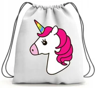 Torby szkolne - PLECAK WOREK JEDNOROŻEC SZKOLNY NA BUTY WF - miniaturka - grafika 1