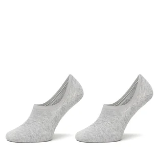 Zestaw 2 par stopek damskich Calvin Klein 701228801 Szary - Skarpetki damskie - miniaturka - grafika 1