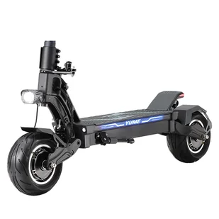 Składana hulajnoga elektryczna YUME HAWK Pro, drogowe opony bezdętkowe 10x4,5 cali, silnik 3000W*2, bateria 60V 30Ah - Hulajnogi elektryczne - miniaturka - grafika 9