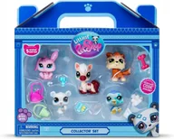 Figurki dla dzieci - Nowe Littlest Pet Shop Zimowy Zestaw Figurki Akcesoria Zwierzątka LPS + Kod - miniaturka - grafika 1