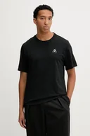 Koszulki męskie - Converse t-shirt bawełniany męski kolor czarny z aplikacją CVM5T876 - miniaturka - grafika 1