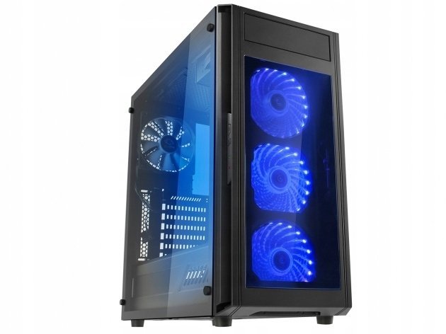 Obudowa RaidMax Raidmax Alpha Prime RGB ATX4x wentylatory| szkło hartowane|MIEJSCE NA DVD