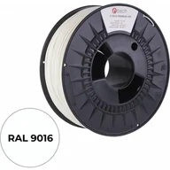 Filamenty i akcesoria do drukarek 3D - Filament do drukarki 3D C-TECH PREMIUM LINE, PLA, RAL9016, 1,75mm, 1kg, Traffic white - miniaturka - grafika 1