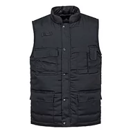 Kamizelki męskie - Portwest portwest S414 shetland Bodywarmer gilet nowa odzież robocza dla mężczyzn Warm ubranie, czarny S414BKRM - miniaturka - grafika 1