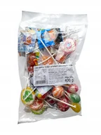 Gumy do żucia, lizaki, dropsy - Lizaki 400g owocowe - miniaturka - grafika 1