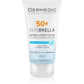 Kremy do twarzy - Dermedic Sunbrella Ultralekki krem SPF50+ skóra sucha i normalna 40ml - miniaturka - grafika 1