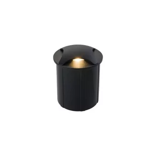 Nowodvorski Wpuszczana LAMPA schodowa PAT LED 8162 metalowa OPRAWA wpust LED 3W 3000K outdoor IP54 czarny 8162 - Lampy ogrodowe - miniaturka - grafika 1