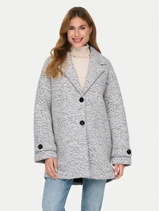 ONLY Płaszcz wełniany Sophia 15321880 Szary Relaxed Fit - Płaszcze damskie - miniaturka - grafika 1