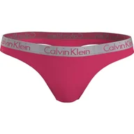 Majtki damskie - CALVIN KLEIN STRINGI DAMSKIE MAJTKI KORALOWE r.XS - miniaturka - grafika 1