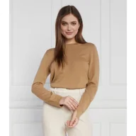 Swetry damskie - BOSS Wełniany sweter Feganasi | Regular Fit - miniaturka - grafika 1