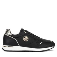 Sneakersy damskie - Sneakersy MEXX MI001008043W Czarny - miniaturka - grafika 1