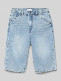 Szorty jeansowe z 5 kieszeniami model ‘RYAN’ - Spodnie i spodenki dla chłopców - miniaturka - grafika 1