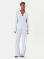 Piżamy damskie - Guess Piżama O4BX07 KCIN2 Błękitny Regular Fit - miniaturka - grafika 1