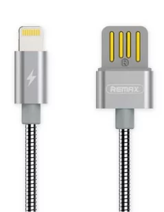 Kabel Lightning Remax Srebrny - Kable USB - miniaturka - grafika 1