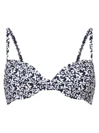 Stroje kąpielowe - Esprit Casual Damski stanik bikini - usztywniany Kobiety niebieski wzorzysty, 38C - miniaturka - grafika 1