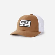 Czapki męskie - Męska Czapka z daszkiem RIP CURL QUALITY PRODUCTS TRUCKER 1DKMHE_3118 – Brązowy - miniaturka - grafika 1