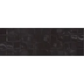 Płytki ceramiczne - Płytka ścienna Simple Art. black połysk structure cubes 20 x 60 cm g1 Cersanit - miniaturka - grafika 1