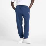 Spodnie męskie - Spodnie męskie New Balance MP43522NNY  niebieskie - miniaturka - grafika 1