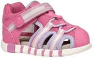 Buty dla dziewczynek - Geox B sandały Iupidoo Gir, dla dziewcząt i dziewcząt, Dk Pink Liliowy, 26 EU - miniaturka - grafika 1