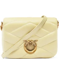 Torebki damskie - Pinko Skórzana listonoszka LOVE CLICK PUFF BABY SHEEP - miniaturka - grafika 1