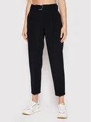 Spodnie damskie - Boss Spodnie materiałowe Tapia 50438985 Czarny Regular Fit - miniaturka - grafika 1