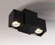 Lampy sufitowe - Shilo plafon reflektorki) Bizen 2xGU10 czarny 2245 - miniaturka - grafika 1