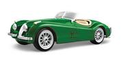 Samochody i pojazdy dla dzieci - Bburago Jaguar XK 120 Roadster 1951 Green 1:24 - miniaturka - grafika 1