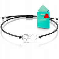 Bransoletki - Bransoletka nutka nieskończoność dla lubiących muzykę muzyka srebro 925 - miniaturka - grafika 1