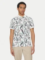 Koszulki męskie - Tom Tailor Polo 1045706 Biały Regular Fit - miniaturka - grafika 1