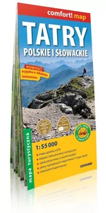 ExpressMap comfort! map. Tatry polskie i słowackie. Laminowana mapa turystyczna w skali 1:55 000 praca zbiorowa - Atlasy i mapy - miniaturka - grafika 1