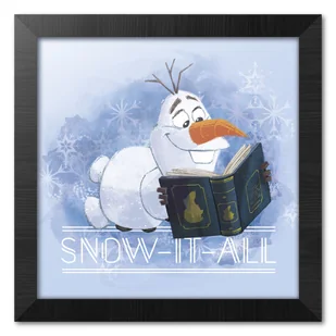 Drukuj Enmarcado 30X30 Cm Disney Frozen Śnieg To Wszystko - Zabawki kreatywne - miniaturka - grafika 1